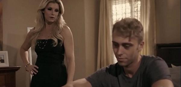  Watch this horny stepson Dustin Daring as he bangs her stepmoms pussy cause she got caught cheating with her dads bestfriend.